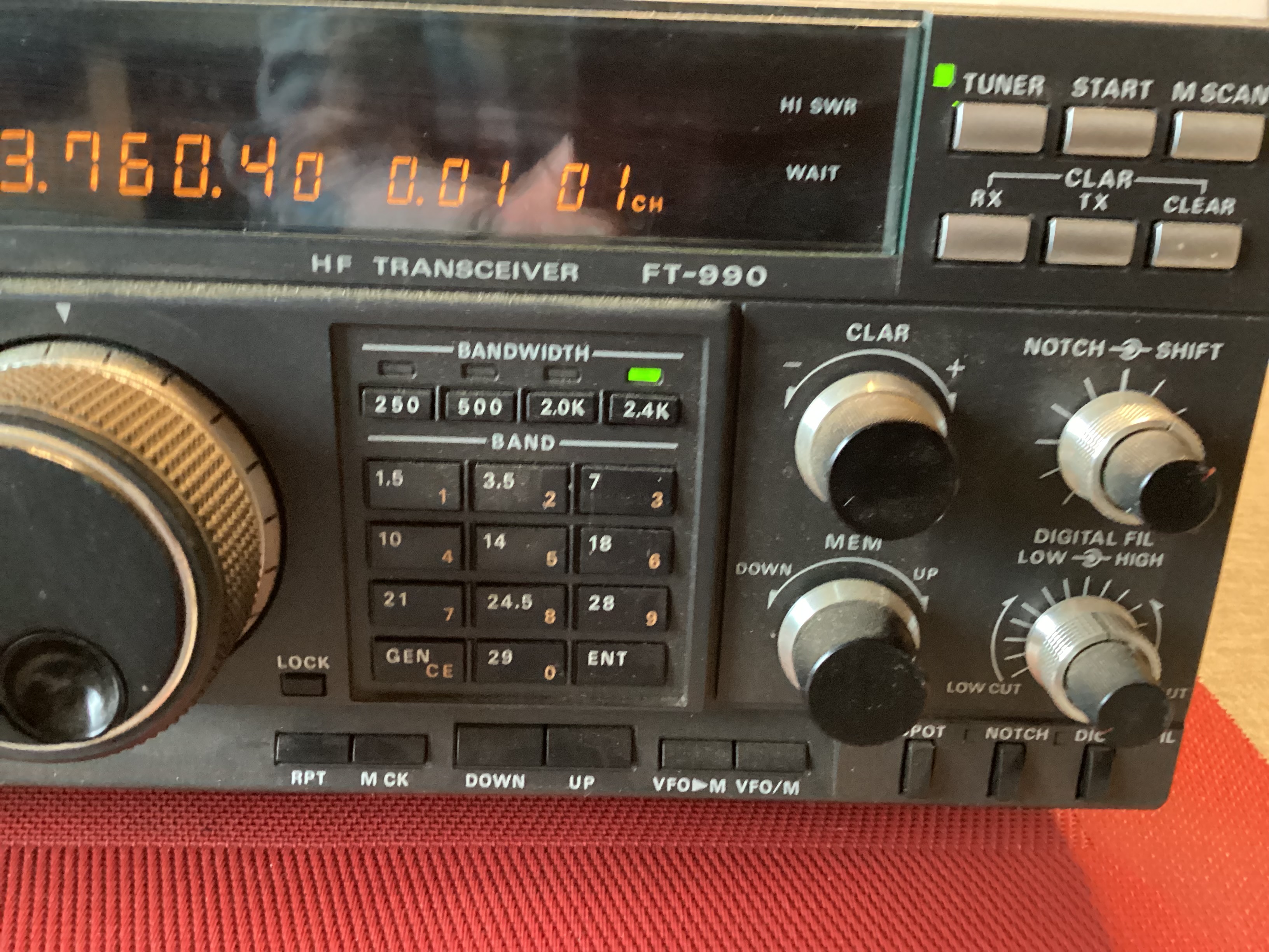 Jaesu HF-Transceiver FT-990 incl. Handapparat
