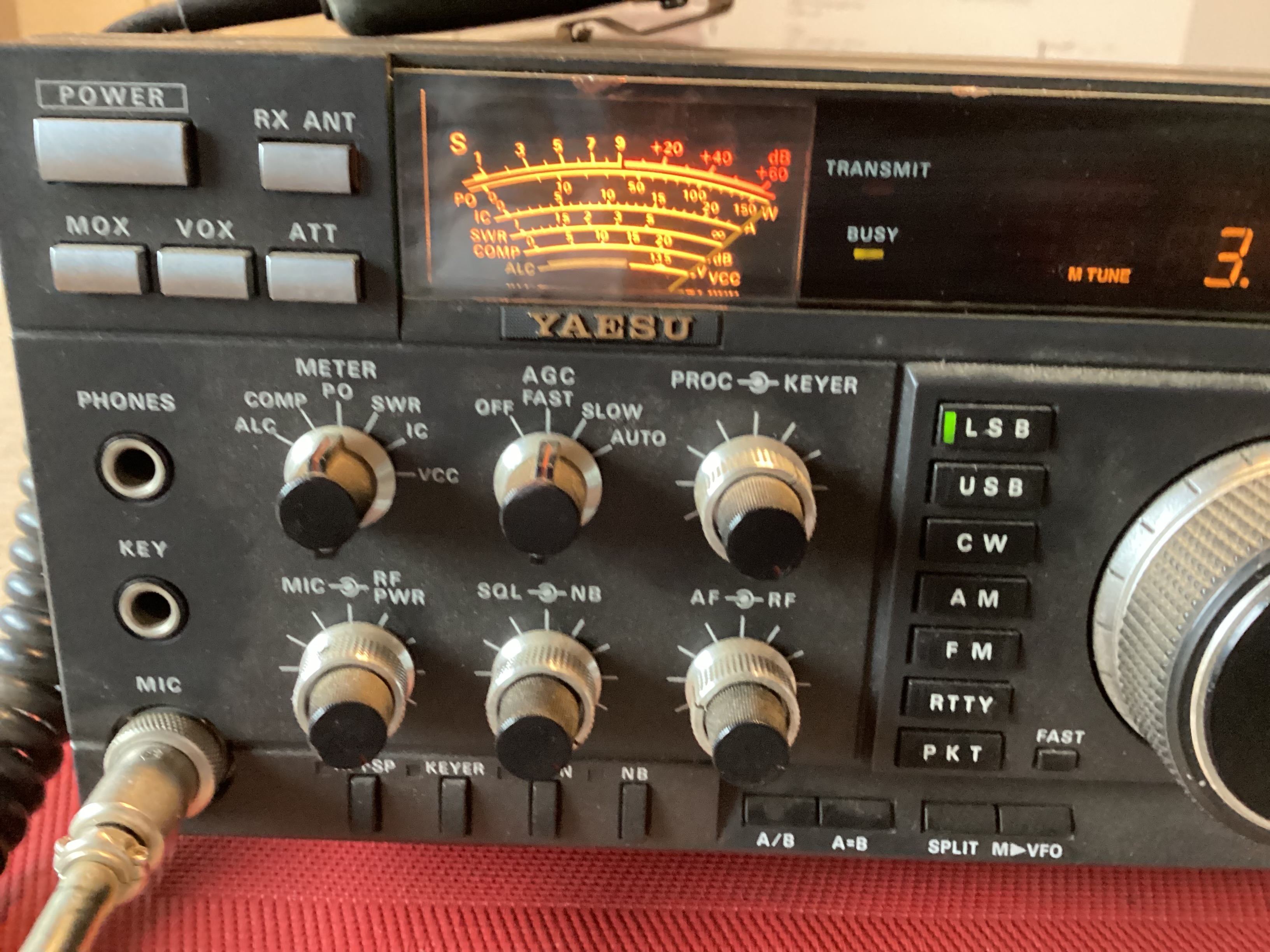 Jaesu HF-Transceiver FT-990 incl. Handapparat
