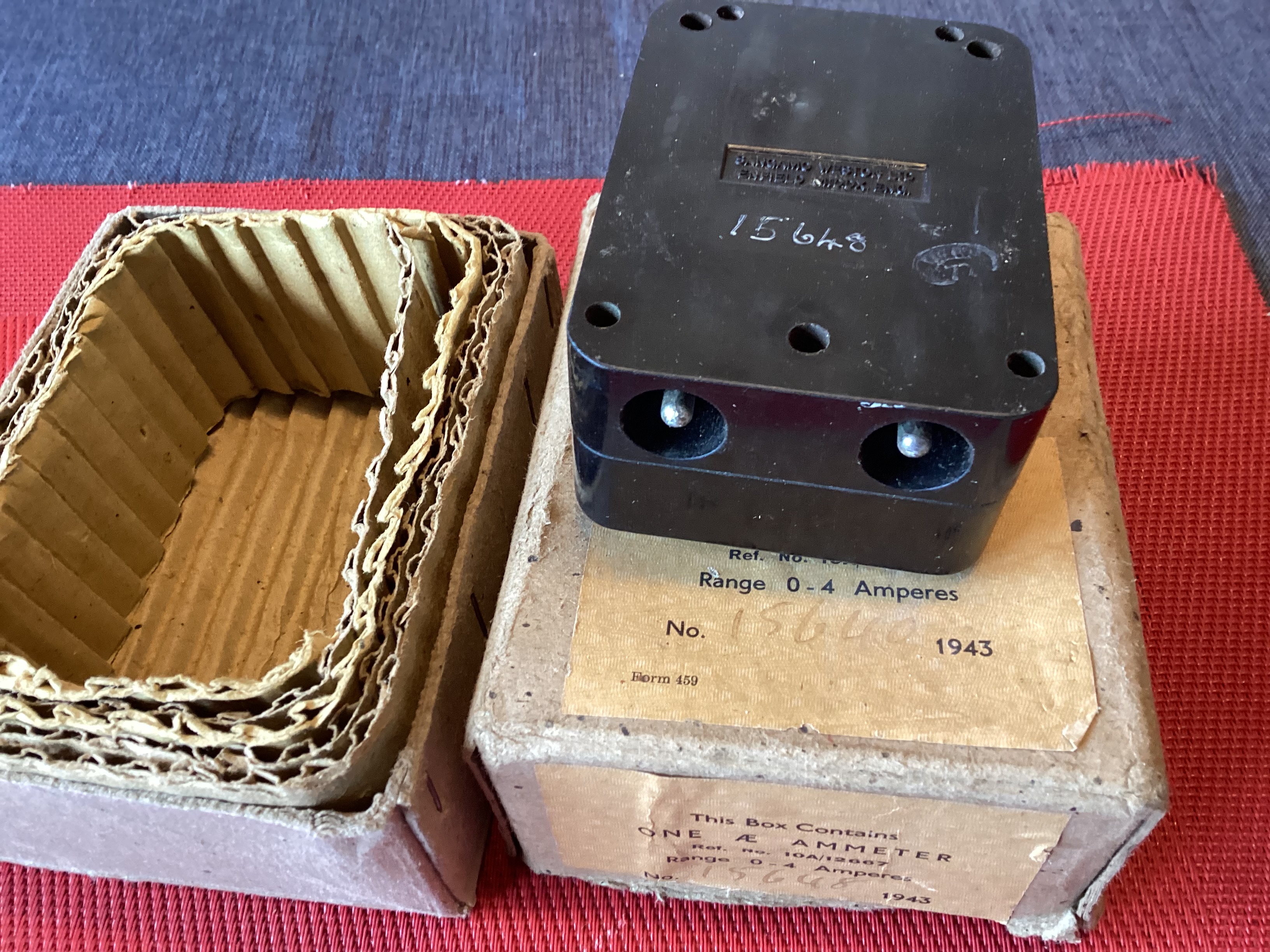 Weston, Altes Amperemeter 0...4 Ampere